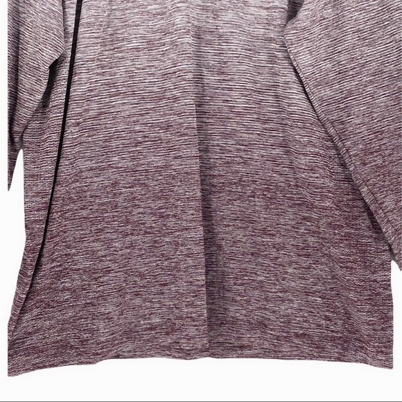 All in Motion™ Men's Seamless 1/4 Zip Pullover Top Berry Size L & 2XL - Picture 3 of 11
